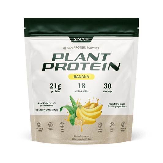 Protéine végétale avec booster d'oxyde nitrique - Banane