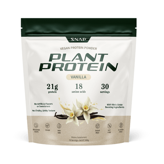 Protéine végétale avec booster d'oxyde nitrique - Vanille