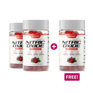 Nitric Oxide Gummies (Peach) - Buy 2, Get 1!