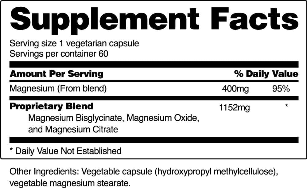 Magnesium Complex  - Buy 2, Get 1 Free Facts Image