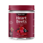 Mâcher des betteraves en forme de cœur