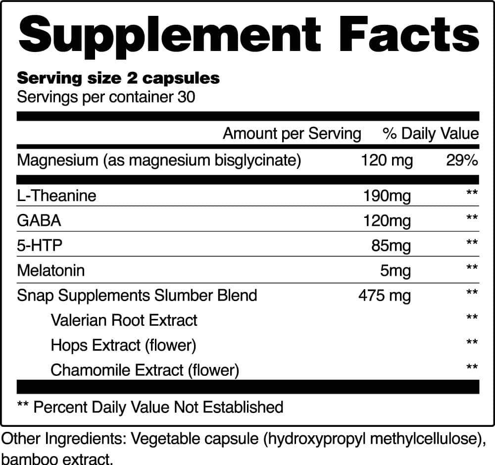 Sleep Complex with Melatonin Facts Image