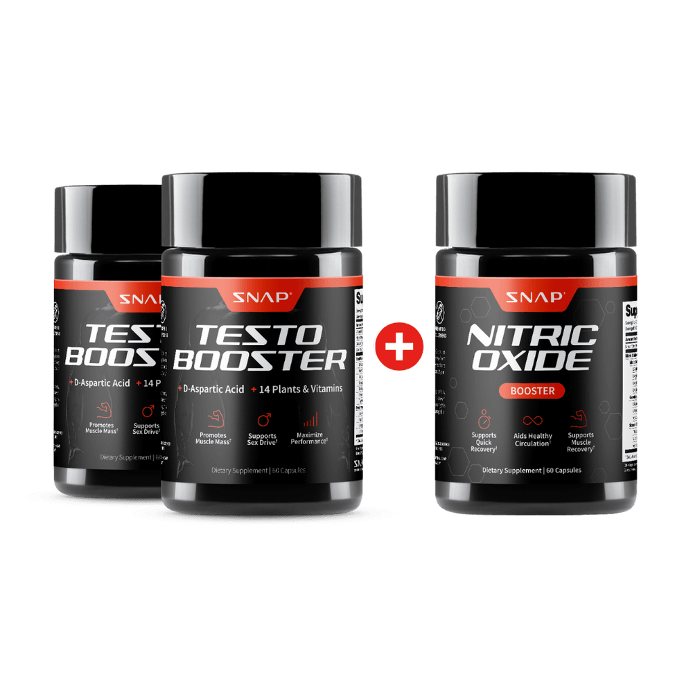 Testo Booster + Nitric Oxide Combo (2+1 BOGO)